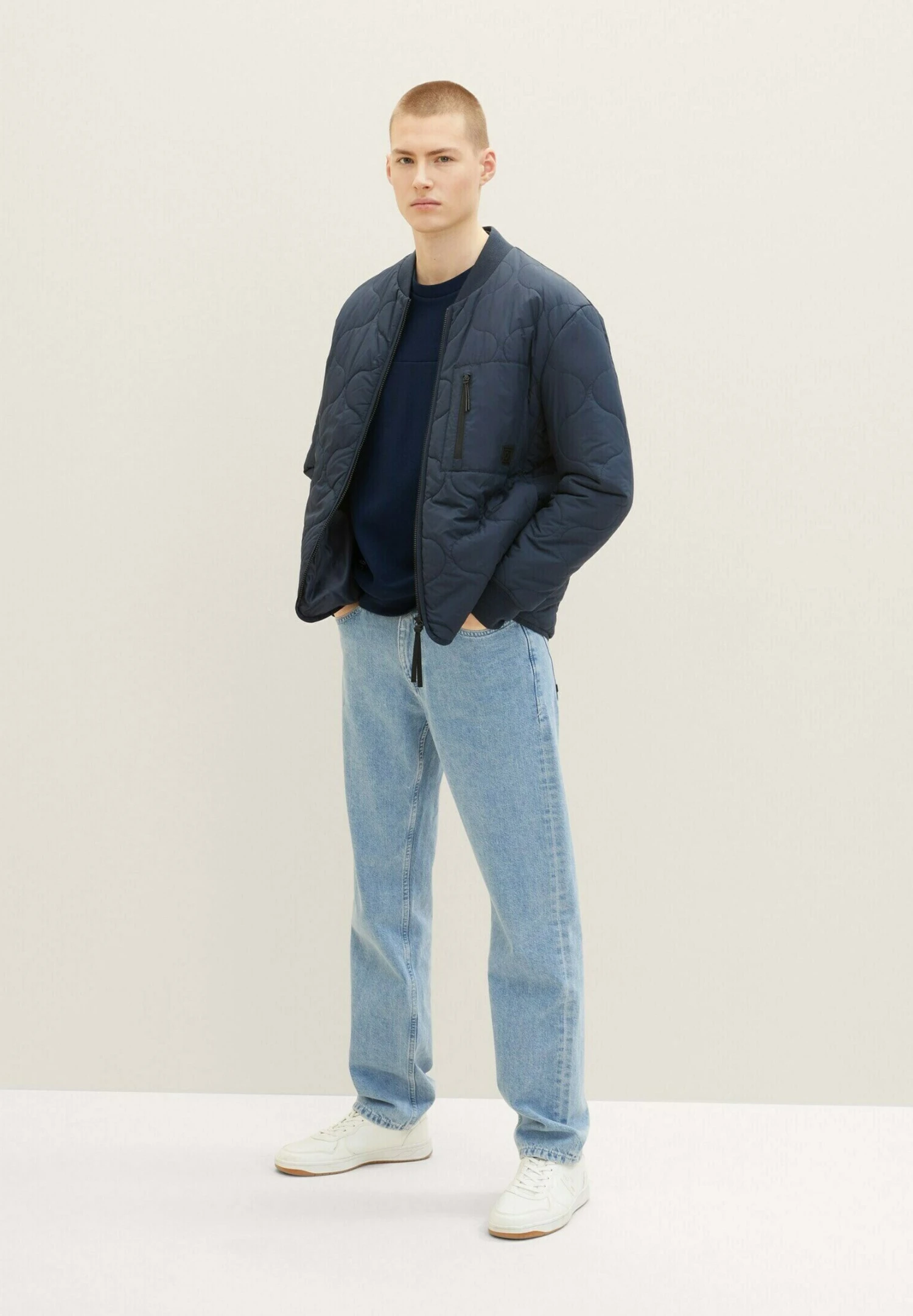 TOM TAILOR Denim Mit Print - Sweater - Sky Captain Blue 2 TOM TAILOR Denim Mit Print - Sweater - Sky Captain Blue - Afbeelding 2