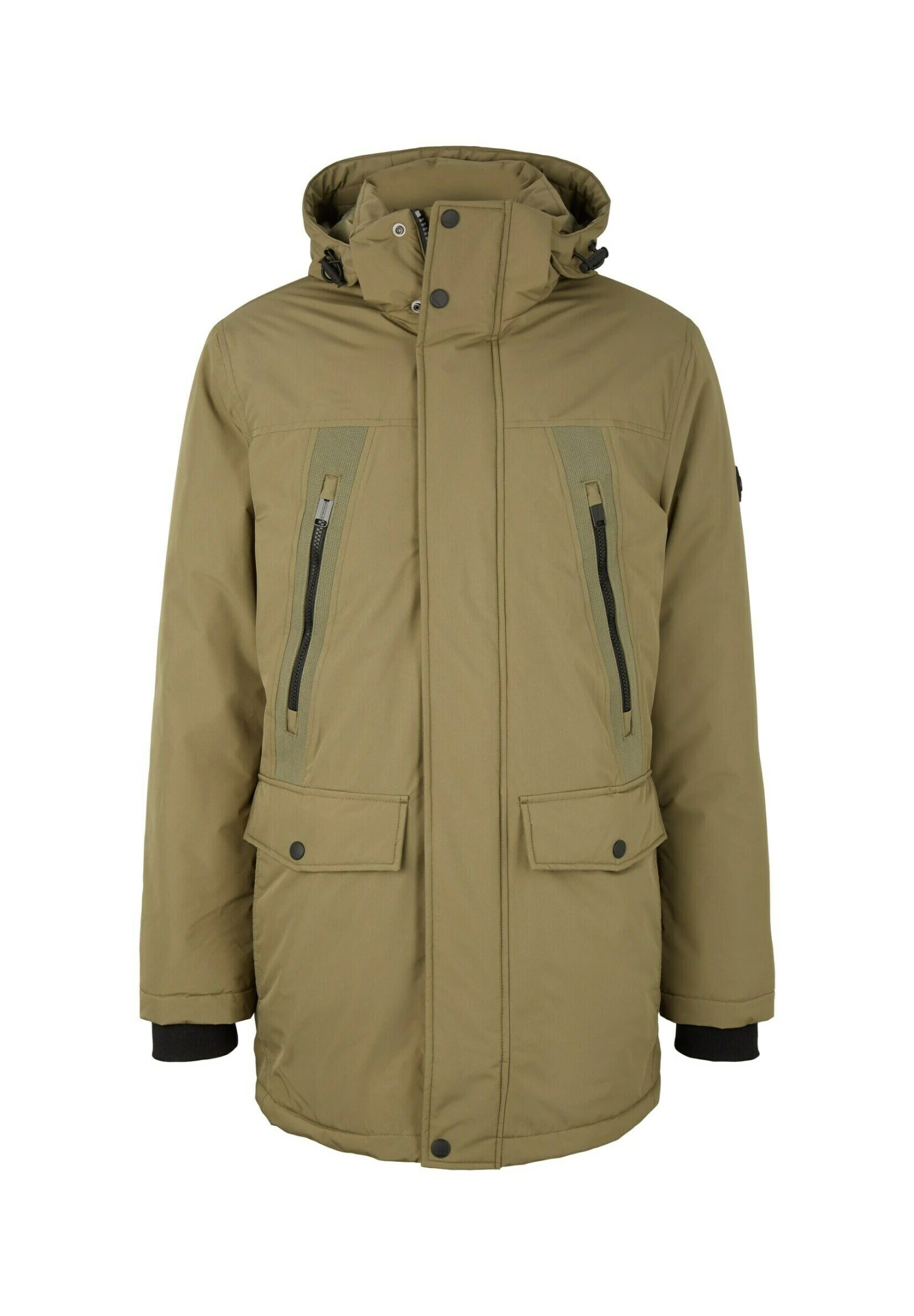 Tom Tailor Mit Abnehmbarer Kapuze - Parka - Dusty Olive Green 5 Tom Tailor Mit Abnehmbarer Kapuze - Parka - Dusty Olive Green - Afbeelding 5