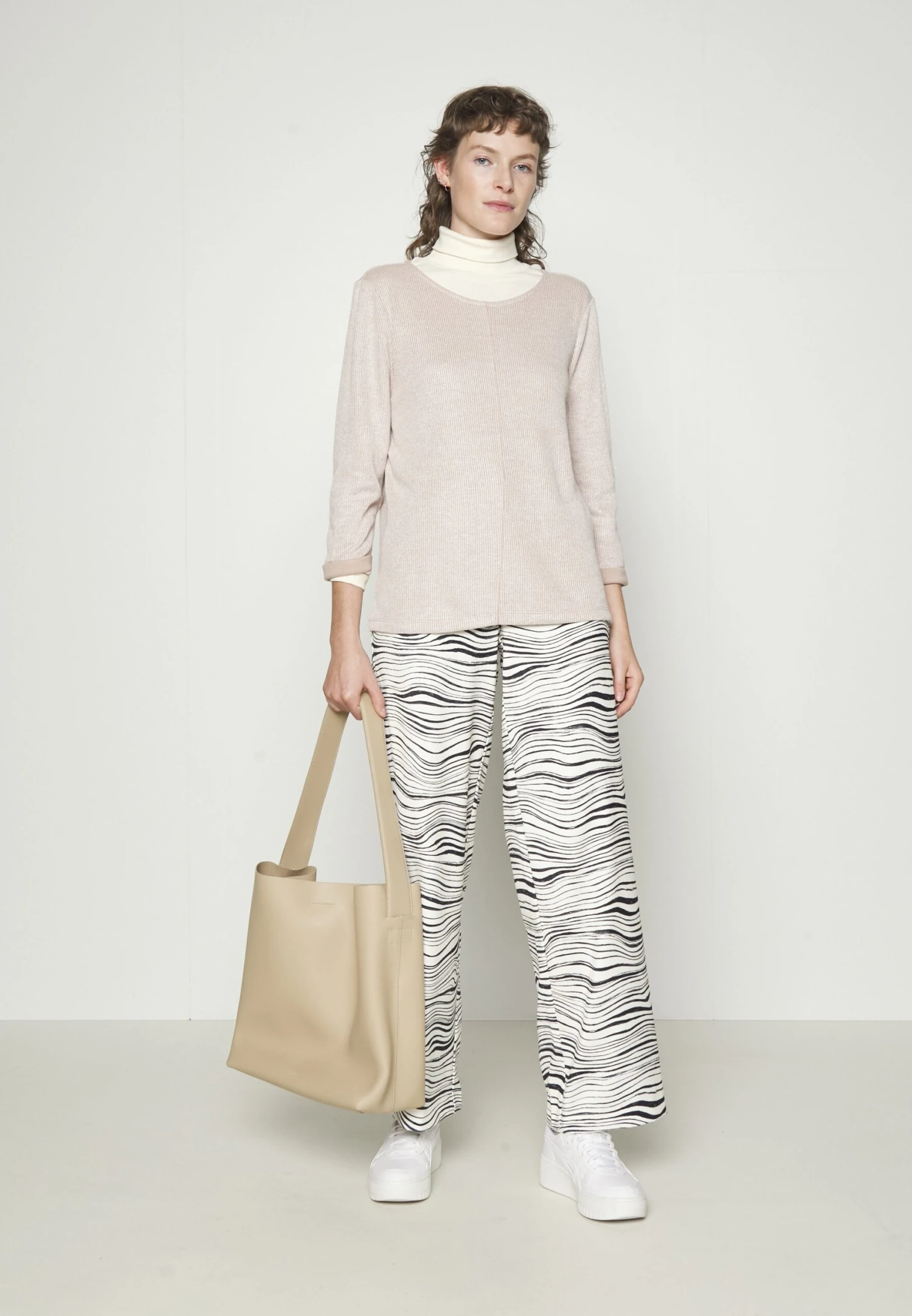 Tom Tailor Trui - French Clay Beige 2 Tom Tailor Trui - French Clay Beige - Afbeelding 2