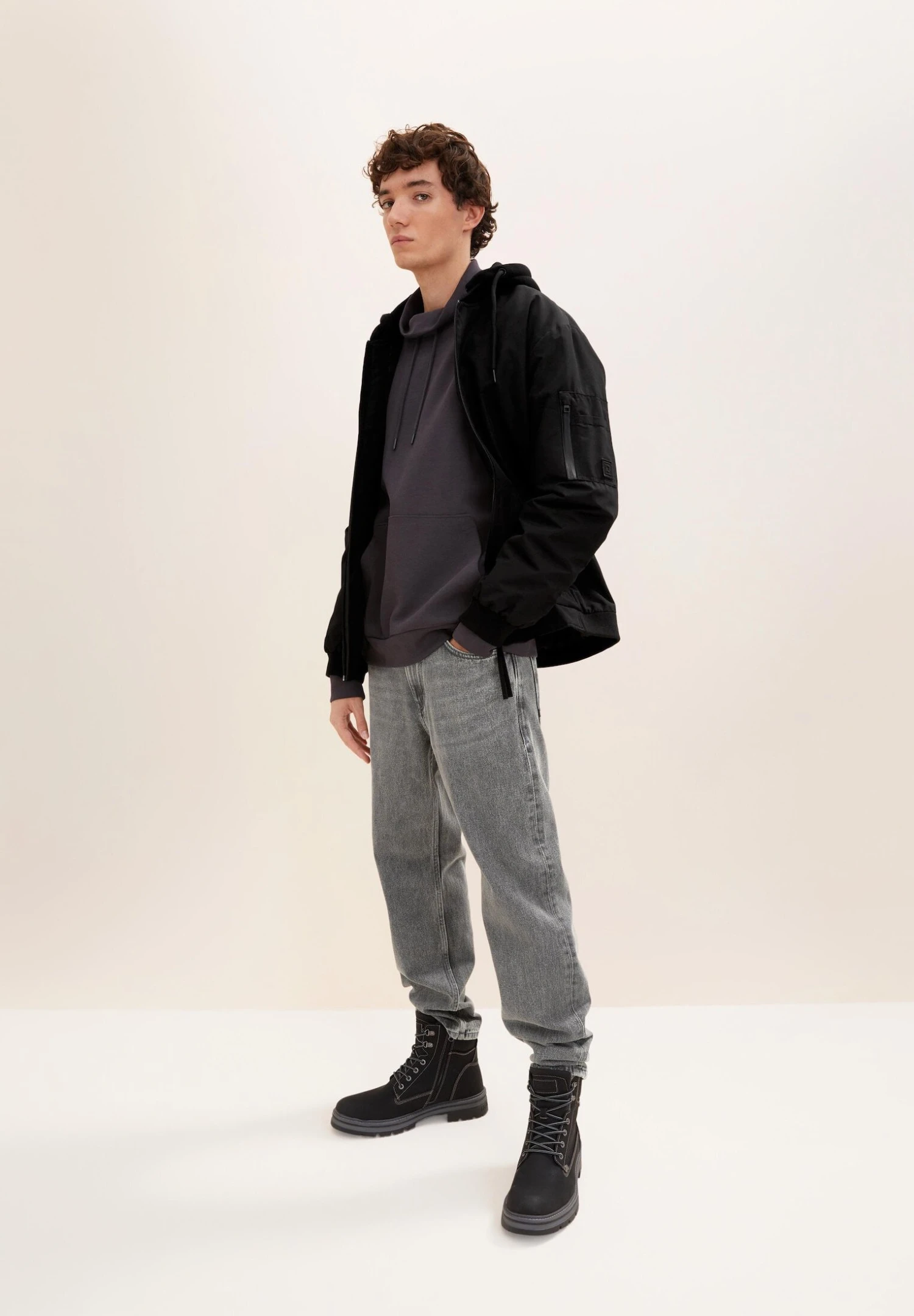 TOM TAILOR Denim Loose Fit - Relaxed Fit Jeans - Grey Denim 2 TOM TAILOR Denim Loose Fit - Relaxed Fit Jeans - Grey Denim - Afbeelding 2
