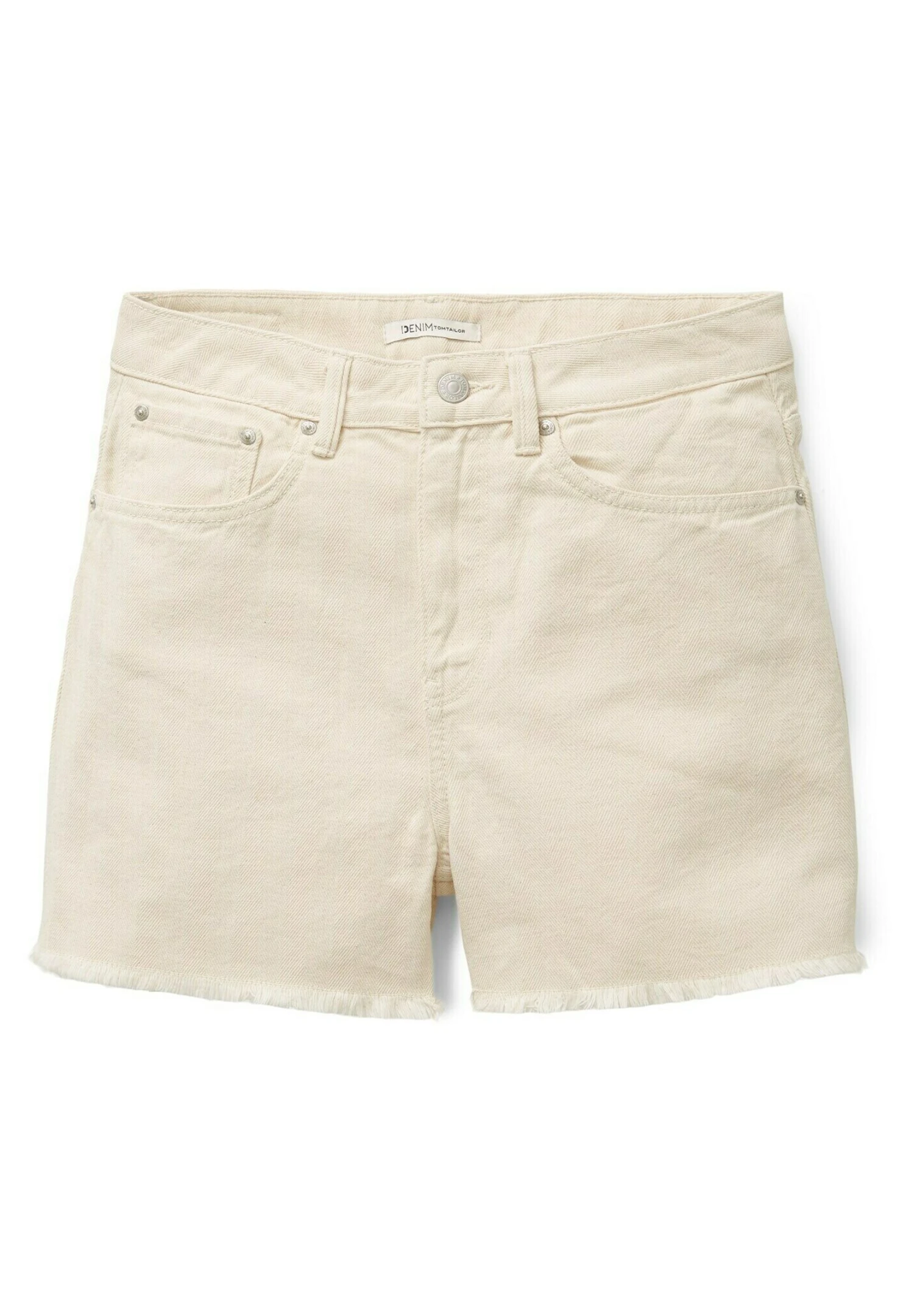 TOM TAILOR Denim Jeansshort - Unbleached Natural Bull Denim 10 TOM TAILOR Denim Jeansshort - Unbleached Natural Bull Denim - Afbeelding 10