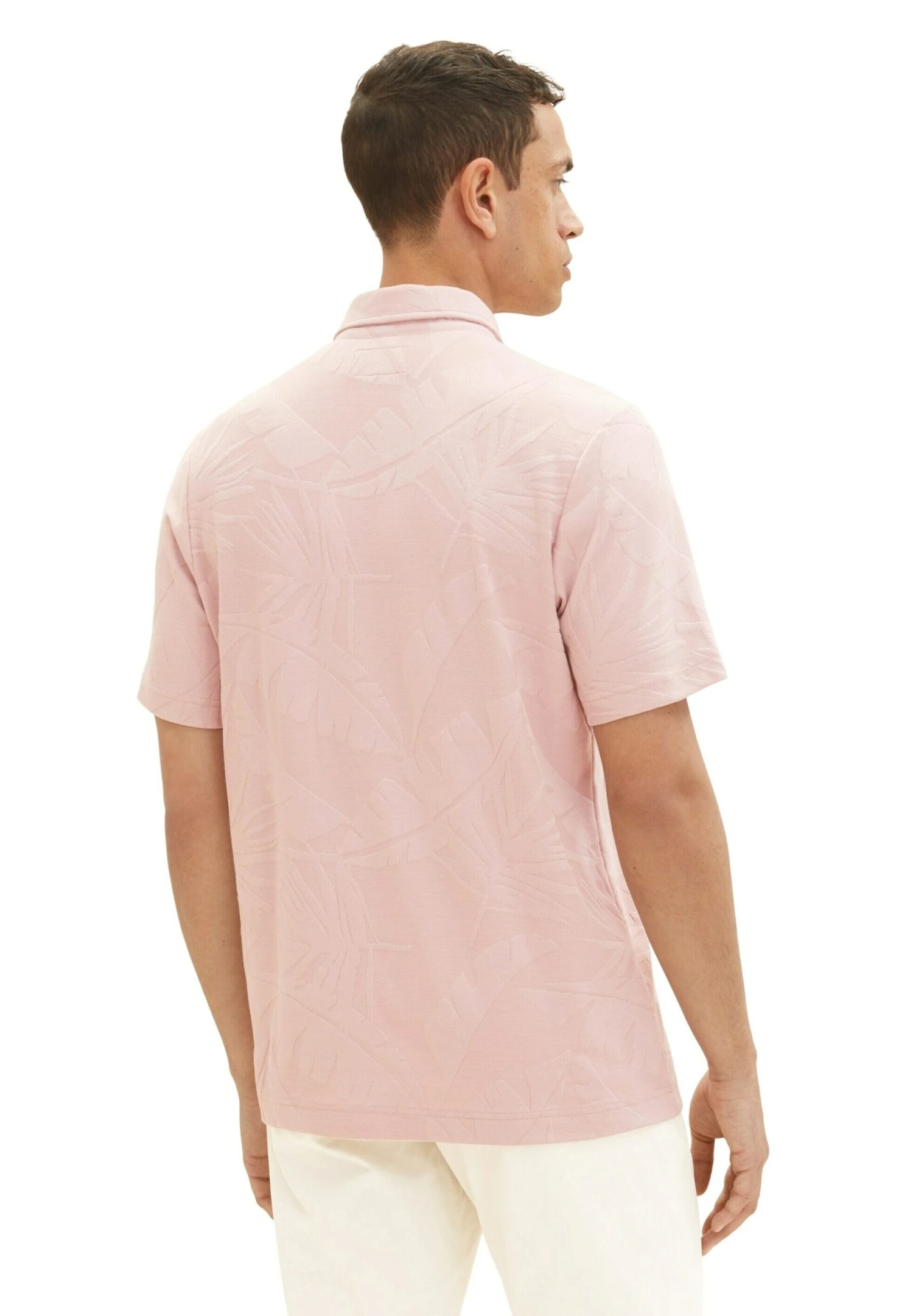 Tom Tailor Gemustertes Kurzarm - Overhemd - Morning Pink 3 Tom Tailor Gemustertes Kurzarm - Overhemd - Morning Pink - Afbeelding 3