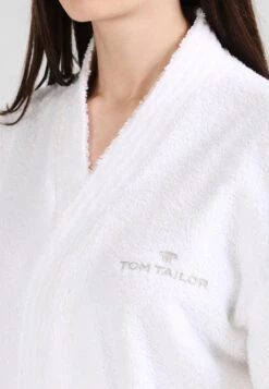 Tom Tailor Basic Kimono Unisex - Badjas - White -Tom Tailor cd35d3ad5cd54834b3e89b7dc065a70f