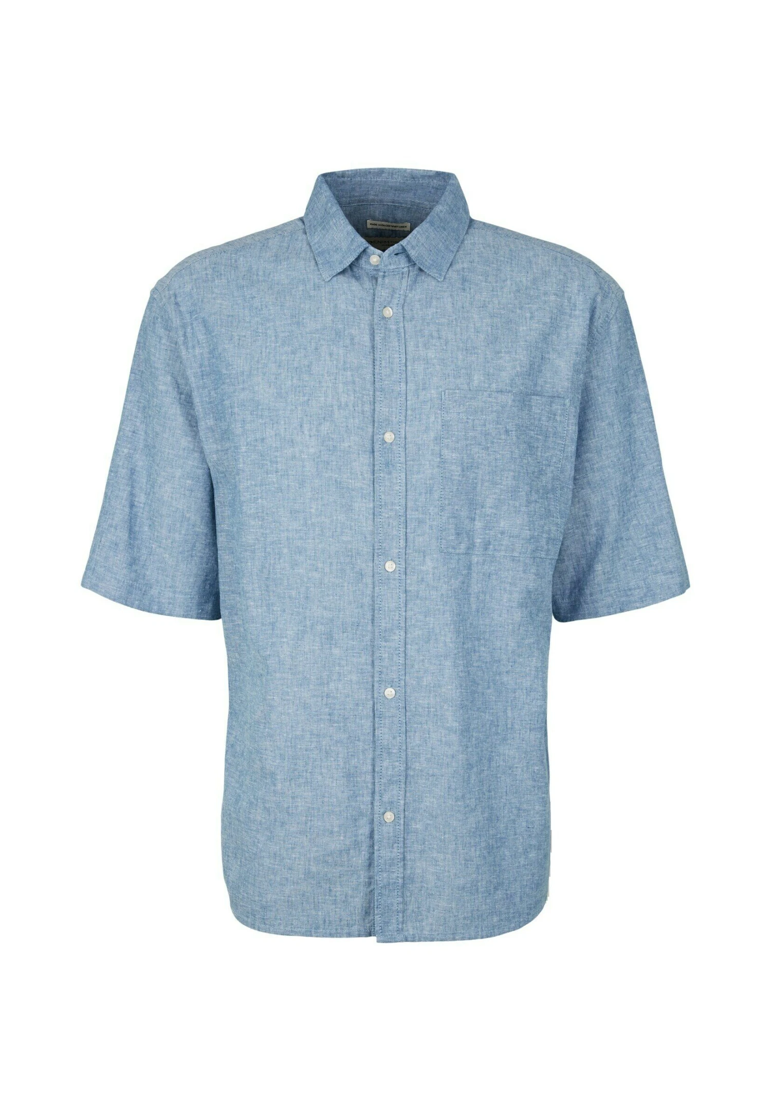 TOM TAILOR Denim Overhemd - Helsinki Night Blue Chambray 5 TOM TAILOR Denim Overhemd - Helsinki Night Blue Chambray - Afbeelding 5