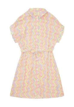 Tom Tailor Mit Allover - Blousejurk - Multicolor Wavy Stripe