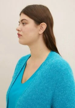 Tom Tailor Vest - Teal/Blue Melange -Tom Tailor cdc0db15c9ae495abefbad91efbb4123