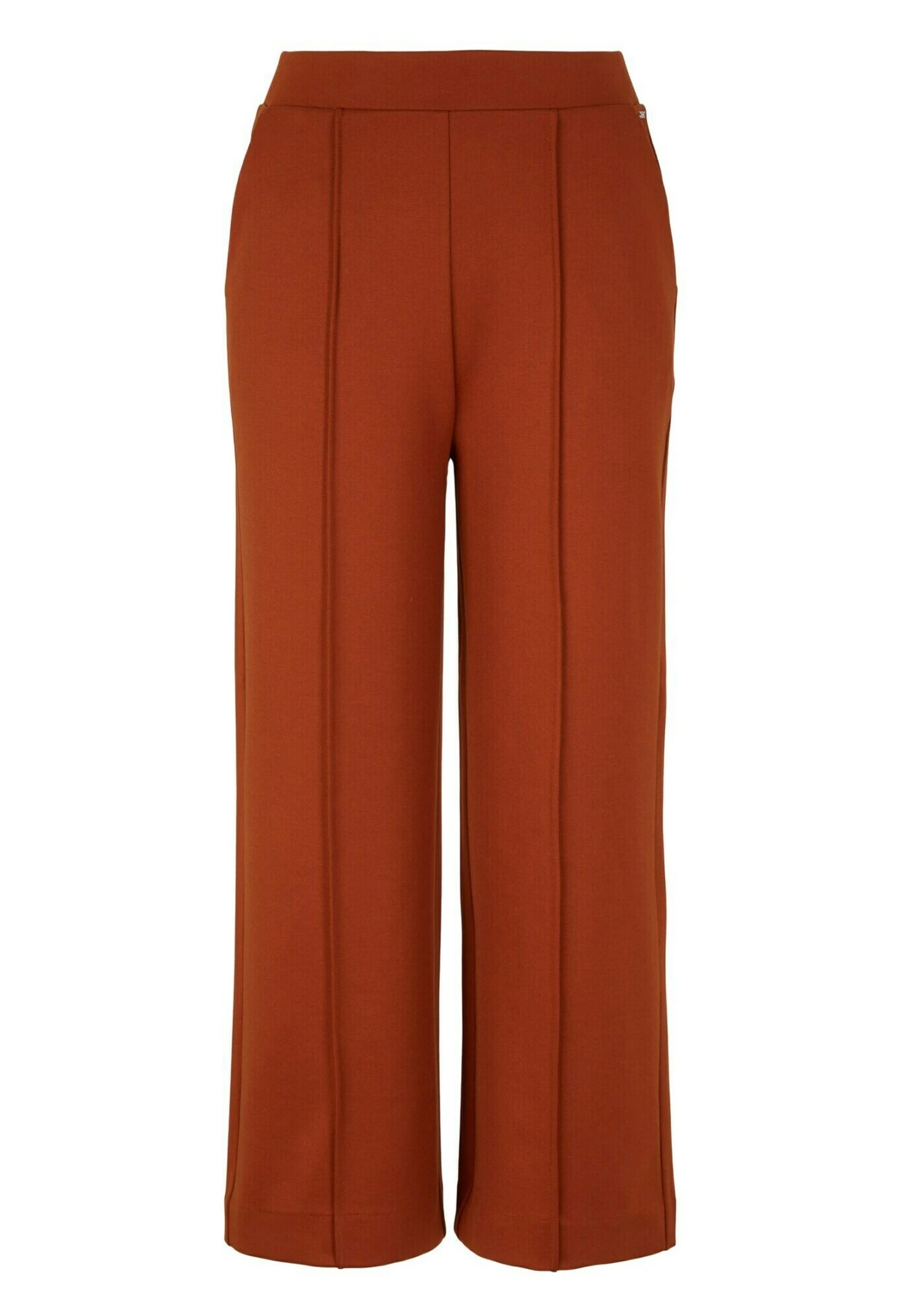 TOM TAILOR Denim Culotte Mit Faltenlegung - Broek - Amber Brown 2 TOM TAILOR Denim Culotte Mit Faltenlegung - Broek - Amber Brown - Afbeelding 2