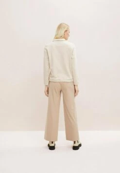 Tom Tailor Mit Kordelzug - Sweater - Cold Beige Melange -Tom Tailor ce6e319845ff4d039c4d881877e9af05