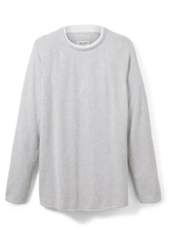 TOM TAILOR Denim Basic- Trui - Light Stone Grey Melange -Tom Tailor cf0ed0b49efc4d9e95149d5f21661915