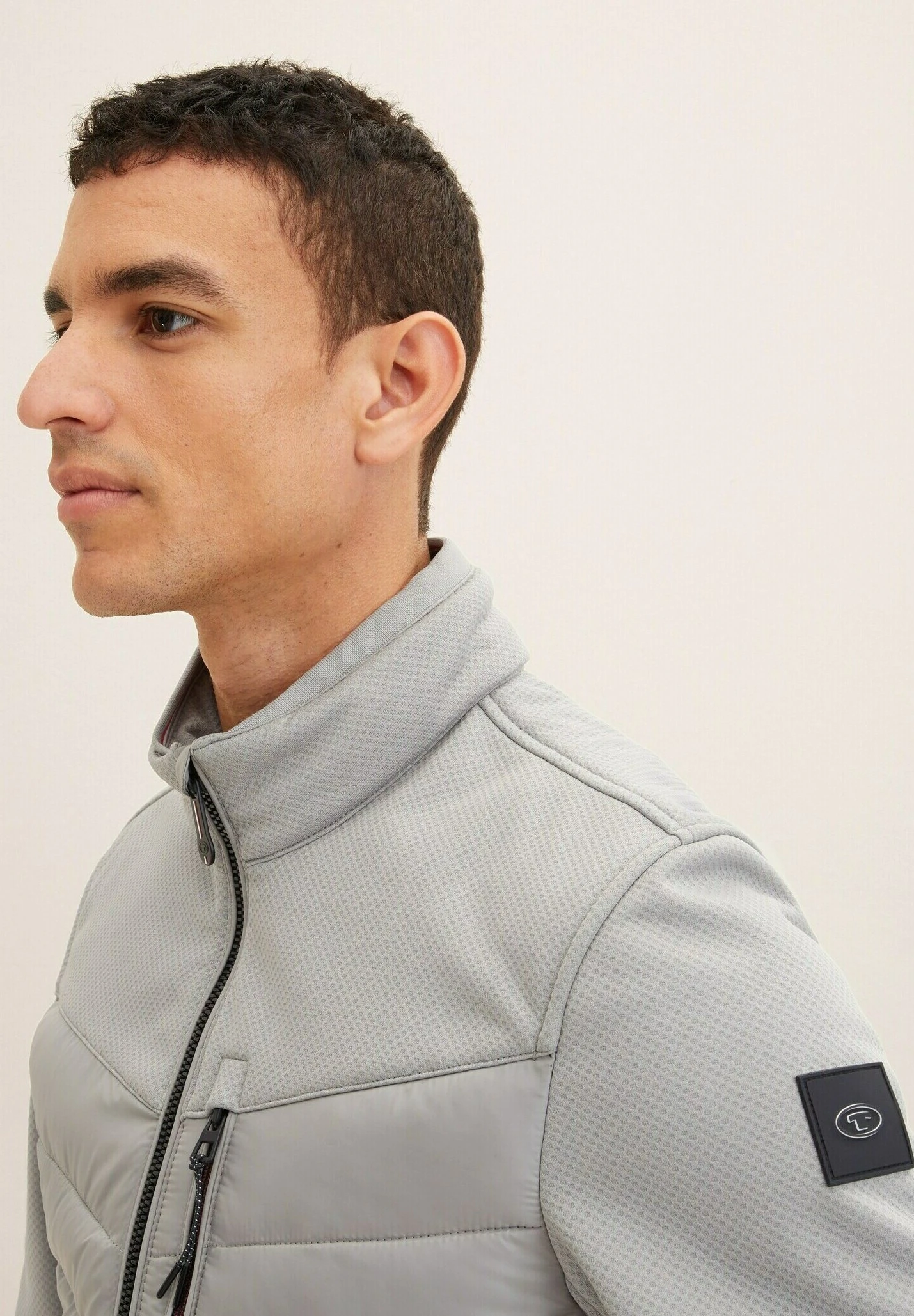 Tom Tailor Hybrid - Jas - Classic Dove Grey 4 Tom Tailor Hybrid - Jas - Classic Dove Grey - Afbeelding 4