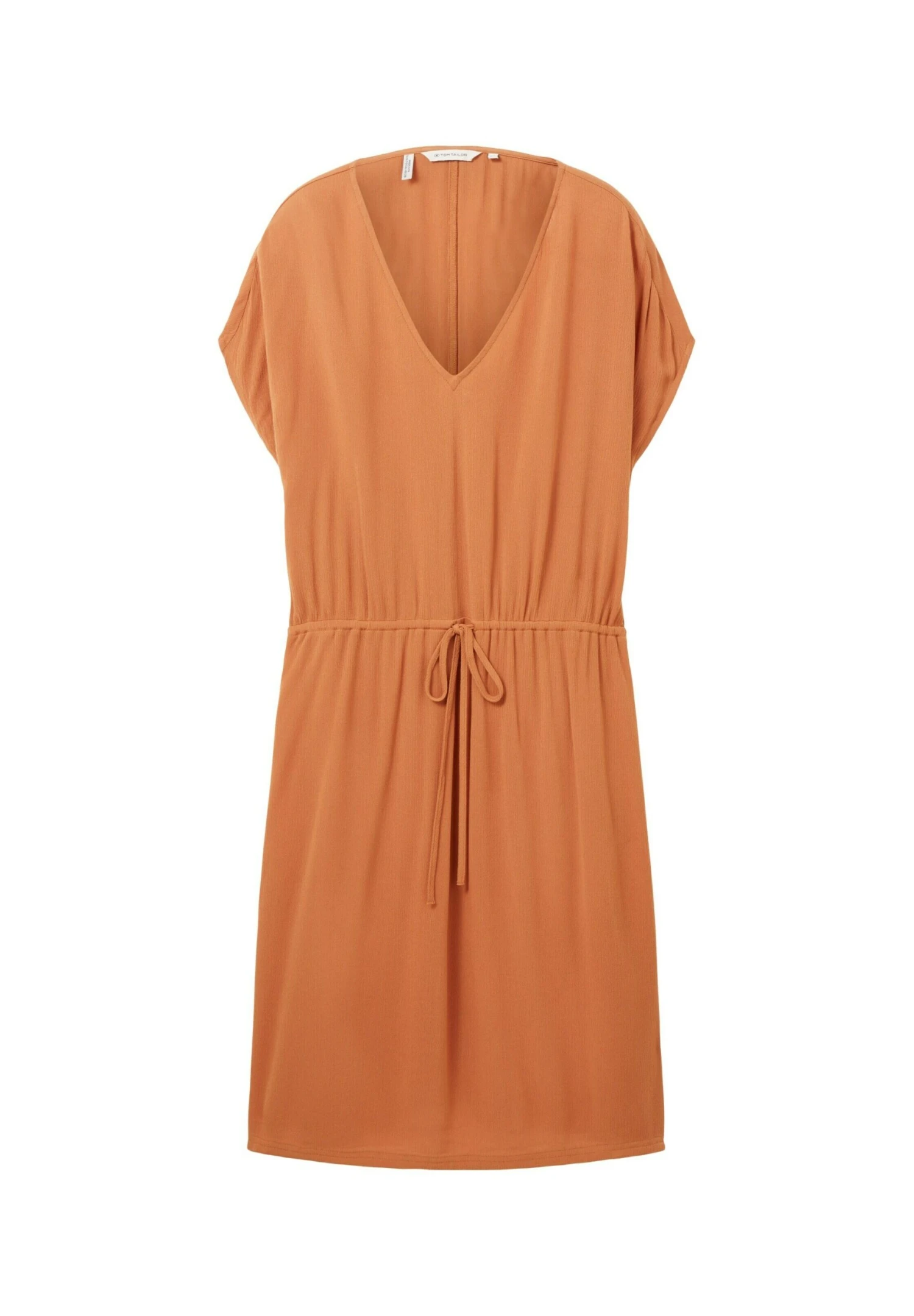 Tom Tailor Mit Kordelzug - Jerseyjurk - Terracotta Brown 6 Tom Tailor Mit Kordelzug - Jerseyjurk - Terracotta Brown - Afbeelding 6