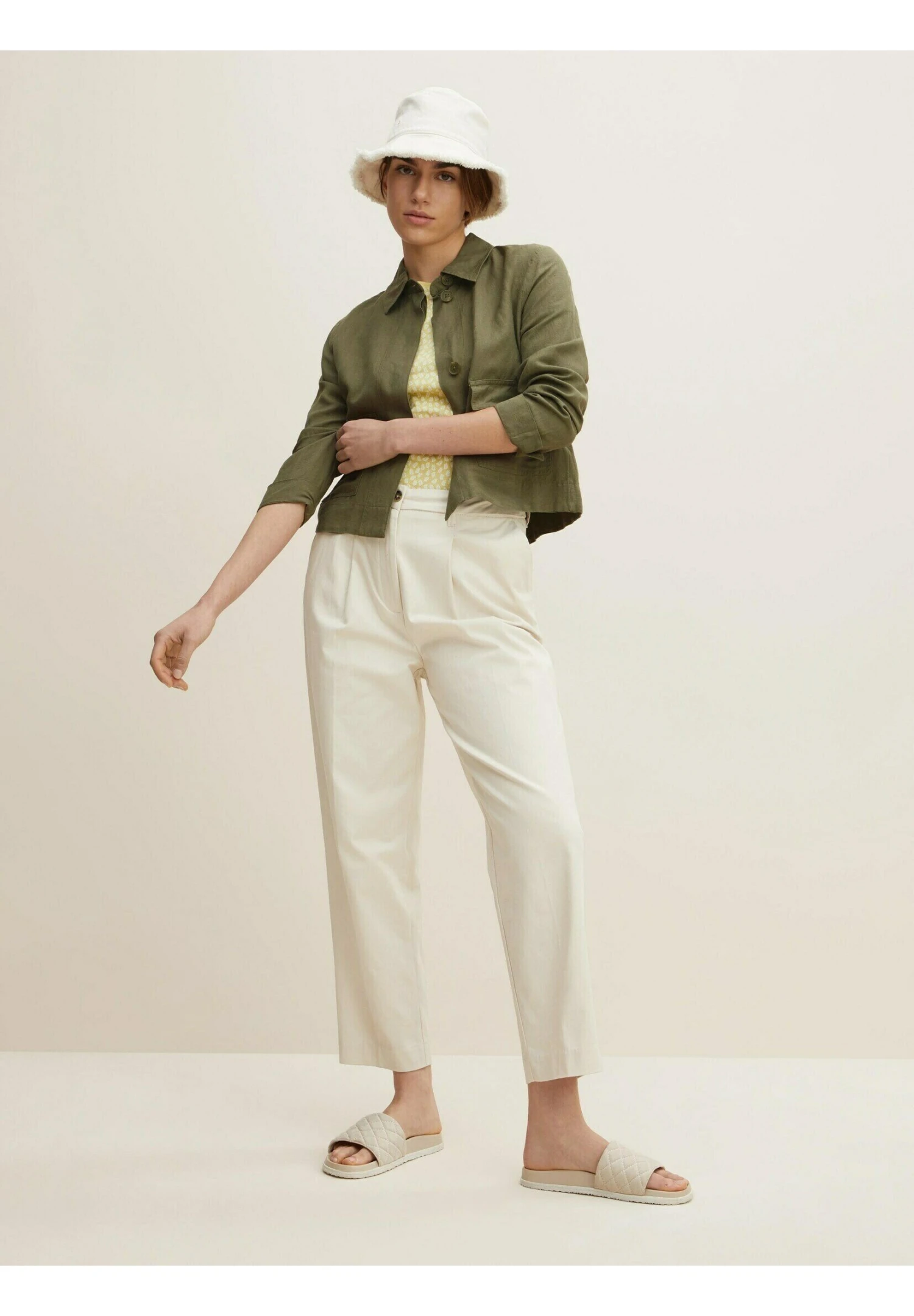 Tom Tailor Blazer - Jungle Soil Green 2 Tom Tailor Blazer - Jungle Soil Green - Afbeelding 2