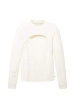 TOM TAILOR Denim Langarmshirt Mit Cut Out - Longsleeve - Gardenia White 13 TOM TAILOR Denim Langarmshirt Mit Cut Out - Longsleeve - Gardenia White -Tom Tailor d0ec262b11be4644b4cf5a01aa5a63d8