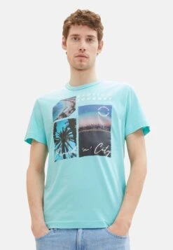 Tom Tailor Kurzarm - T-Shirt Print - Hellblau -Tom Tailor d13015caea034681b0c17181434c541f