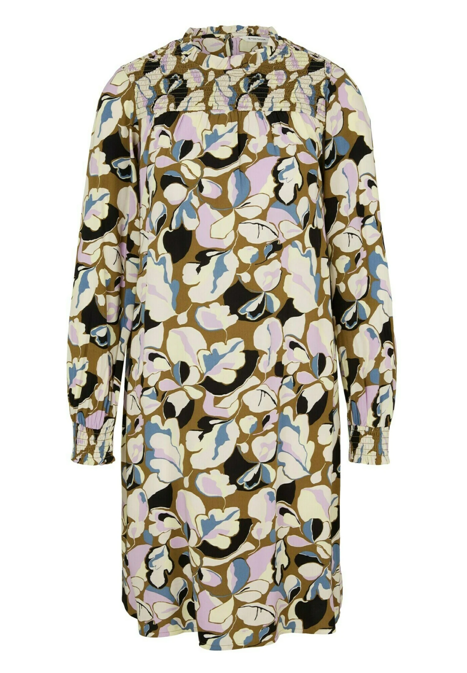 Tom Tailor Mit Printmuster - Jurk - Olive Colorful Floral Design 5 Tom Tailor Mit Printmuster - Jurk - Olive Colorful Floral Design - Afbeelding 5