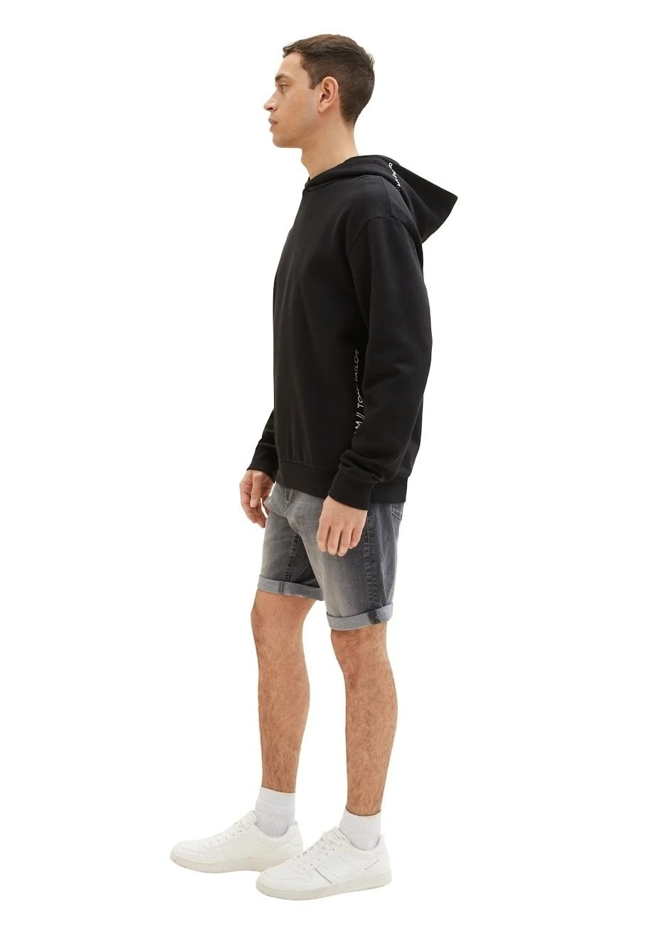 Tom Tailor Josh - Jeansshort - Used Mid Stone Grey Denim 3 Tom Tailor Josh - Jeansshort - Used Mid Stone Grey Denim - Afbeelding 3