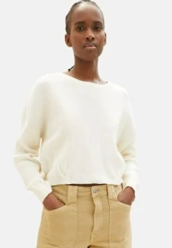 TOM TAILOR Denim Basic - Trui - Gardenia White