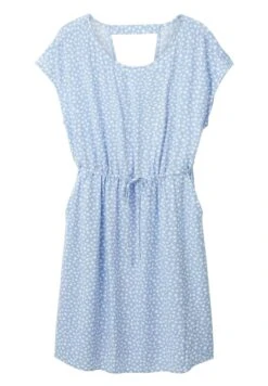 TOM TAILOR Denim Easy - Jurk - Light Blue Flower Print -Tom Tailor d1d585cdad2042899ae90777284881d5