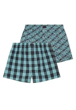 Tom Tailor Im Dopelpack - Boxershort - Green Medium Allover