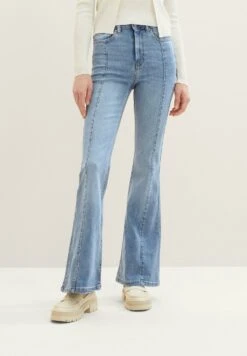 TOM TAILOR Denim Flared Jeans - Used Light Stone Blue Denim 15 TOM TAILOR Denim Flared Jeans - Used Light Stone Blue Denim -Tom Tailor d28433ff68f947e9afb4a78dca1c91ed