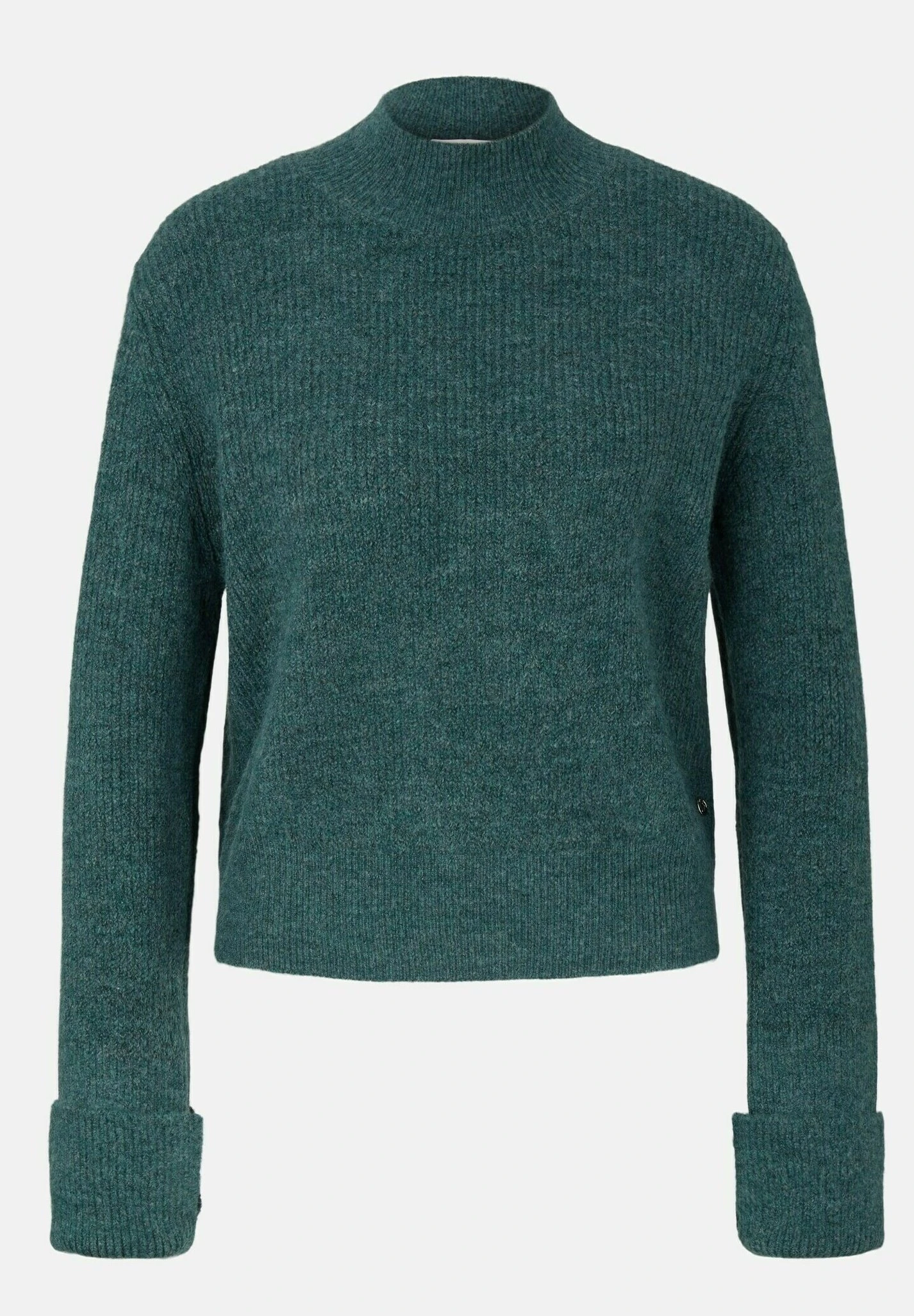 TOM TAILOR Denim Cosy Mock Neck - Trui - Green Dust Melange 17 TOM TAILOR Denim Cosy Mock Neck - Trui - Green Dust Melange - Afbeelding 17