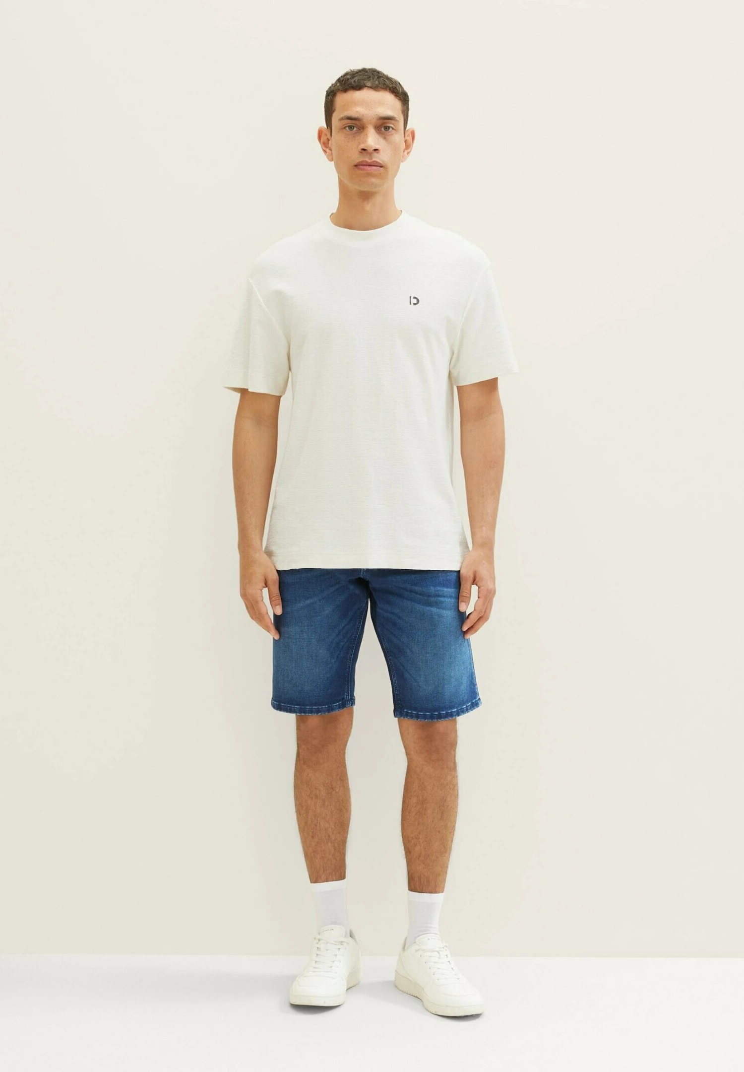 Tom Tailor Jeansshort - Dark Stone Wash Denim 2 Tom Tailor Jeansshort - Dark Stone Wash Denim - Afbeelding 2