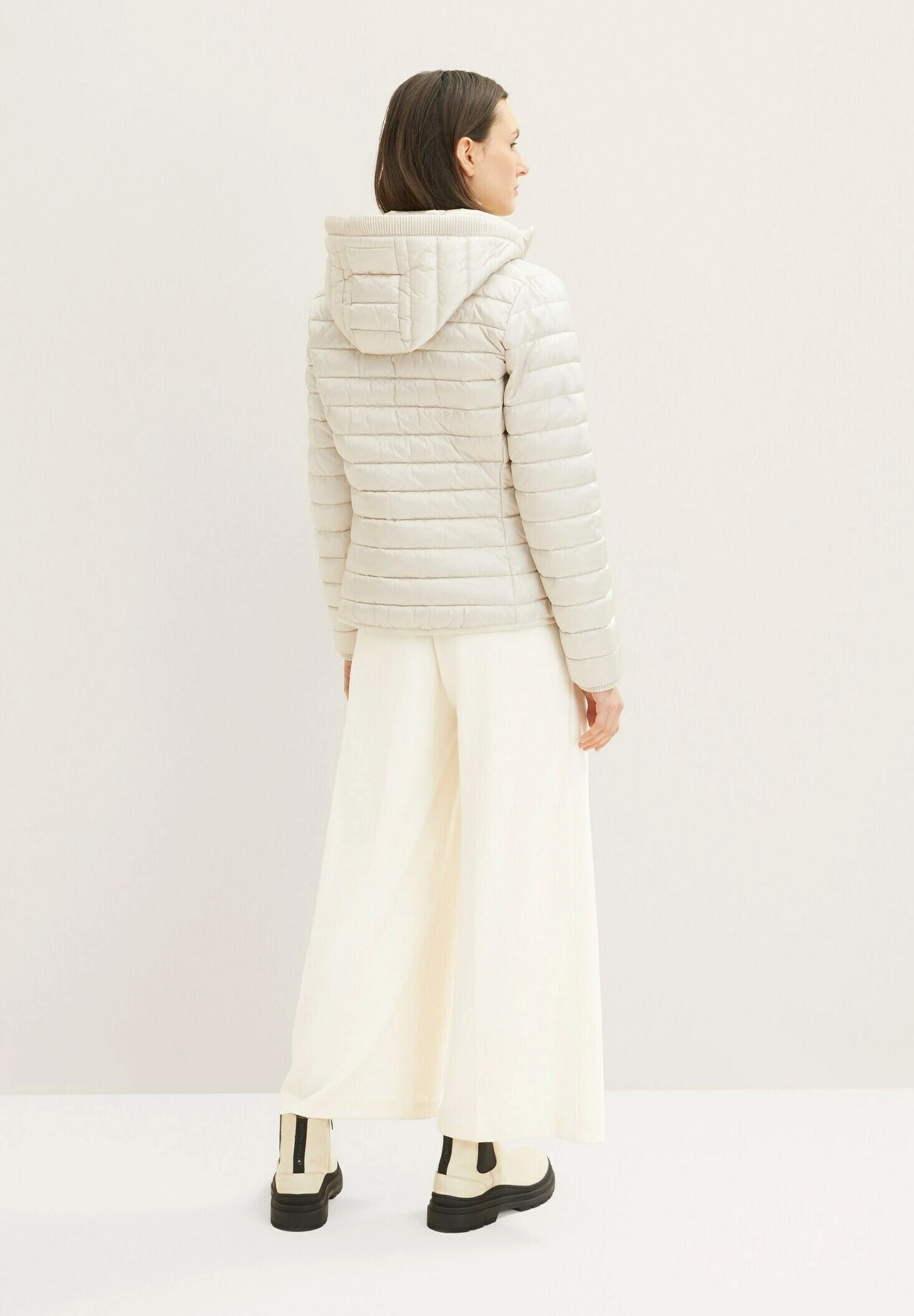 Tom Tailor Mit Kapuze - Winterjas - Dusty Beige 3 Tom Tailor Mit Kapuze - Winterjas - Dusty Beige - Afbeelding 3