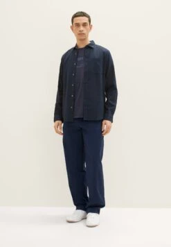 Tom Tailor Mit Waschung- T-Shirt Print - Sky Captain Blue -Tom Tailor d38e91097771431f9bfd544214dc1eca