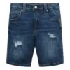 Tom Tailor Jeansshort - Destroyed Mid Stone Blue Denim