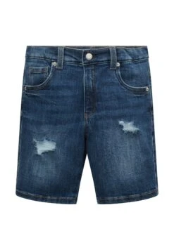 Tom Tailor Jeansshort - Destroyed Mid Stone Blue Denim