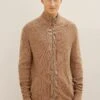 Tom Tailor Mit Struktur  - Vest - Havana Brown Melange