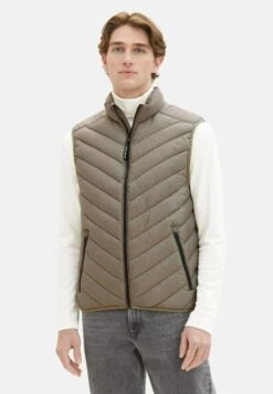 Tom Tailor Light Weight - Bodywarmer - Smokey Olive Green