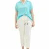 Tom Tailor Plus - In Knitteroptik - Blouse - Teal Radiance