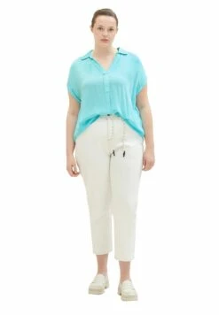 Tom Tailor Plus - In Knitteroptik - Blouse - Teal Radiance