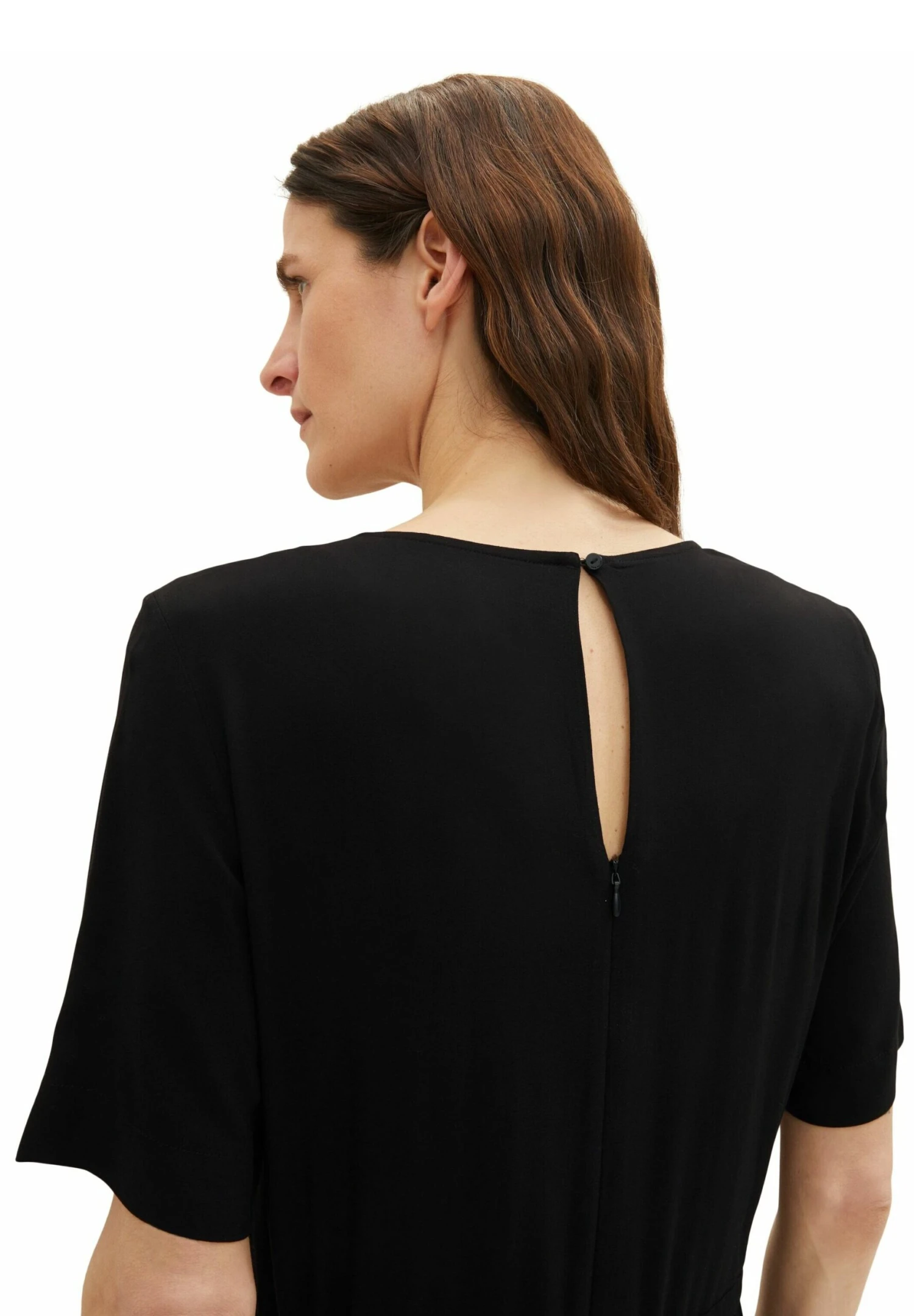 Tom Tailor Overall Mit Gürtel - Jumpsuit - Deep Black 4 Tom Tailor Overall Mit Gürtel - Jumpsuit - Deep Black - Afbeelding 4