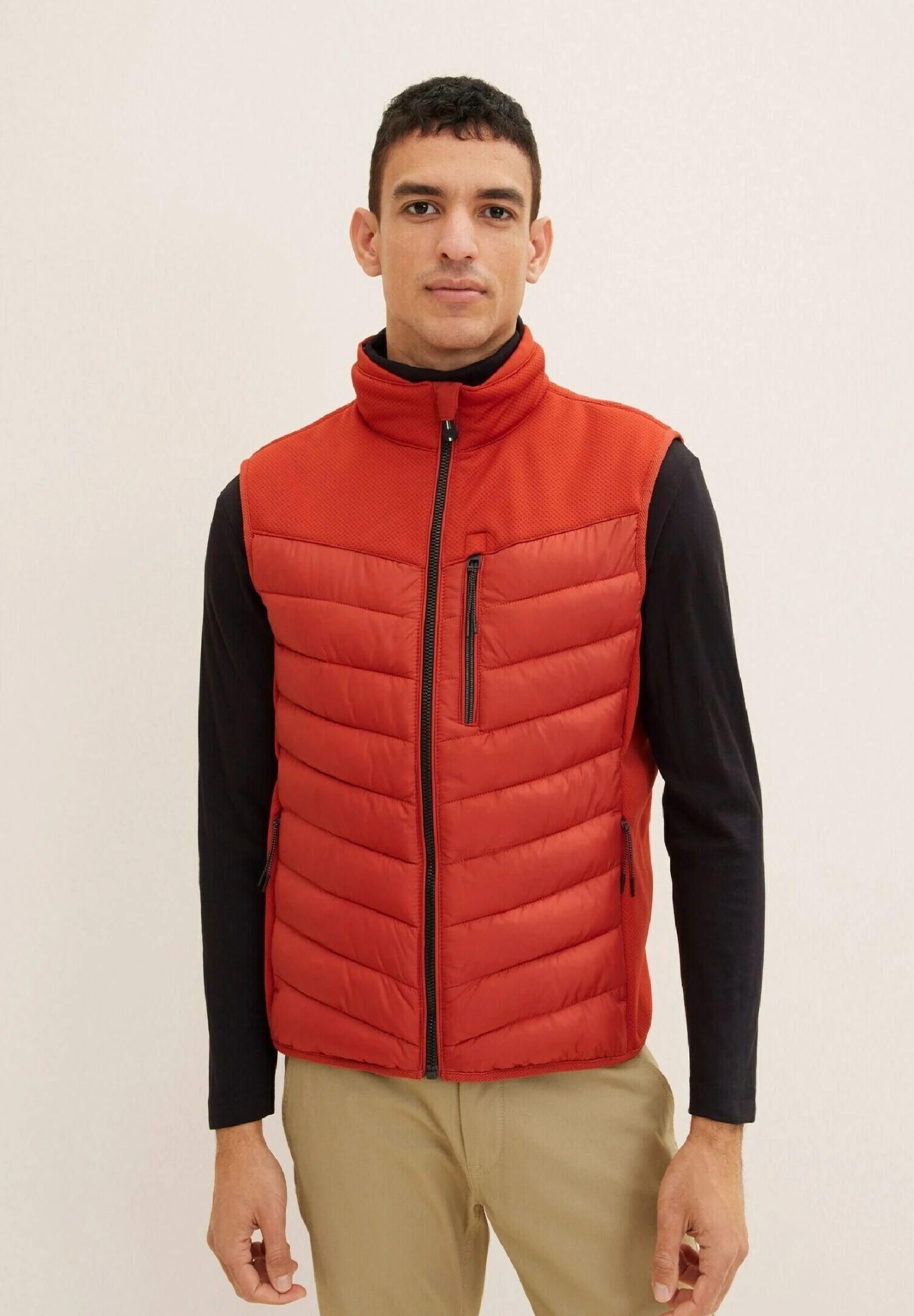 Tom Tailor Bodywarmer - Rooibos Orange 1 Tom Tailor Bodywarmer - Rooibos Orange