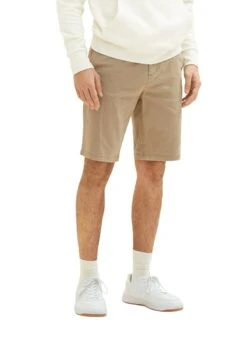 Tom Tailor Shorts - Beige Diamond Structure