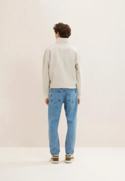 TOM TAILOR Denim Straight Leg Jeans - Used Light Stone Blue Denim -Tom Tailor d51b337d2ac54193a8e1dd65631c3f43
