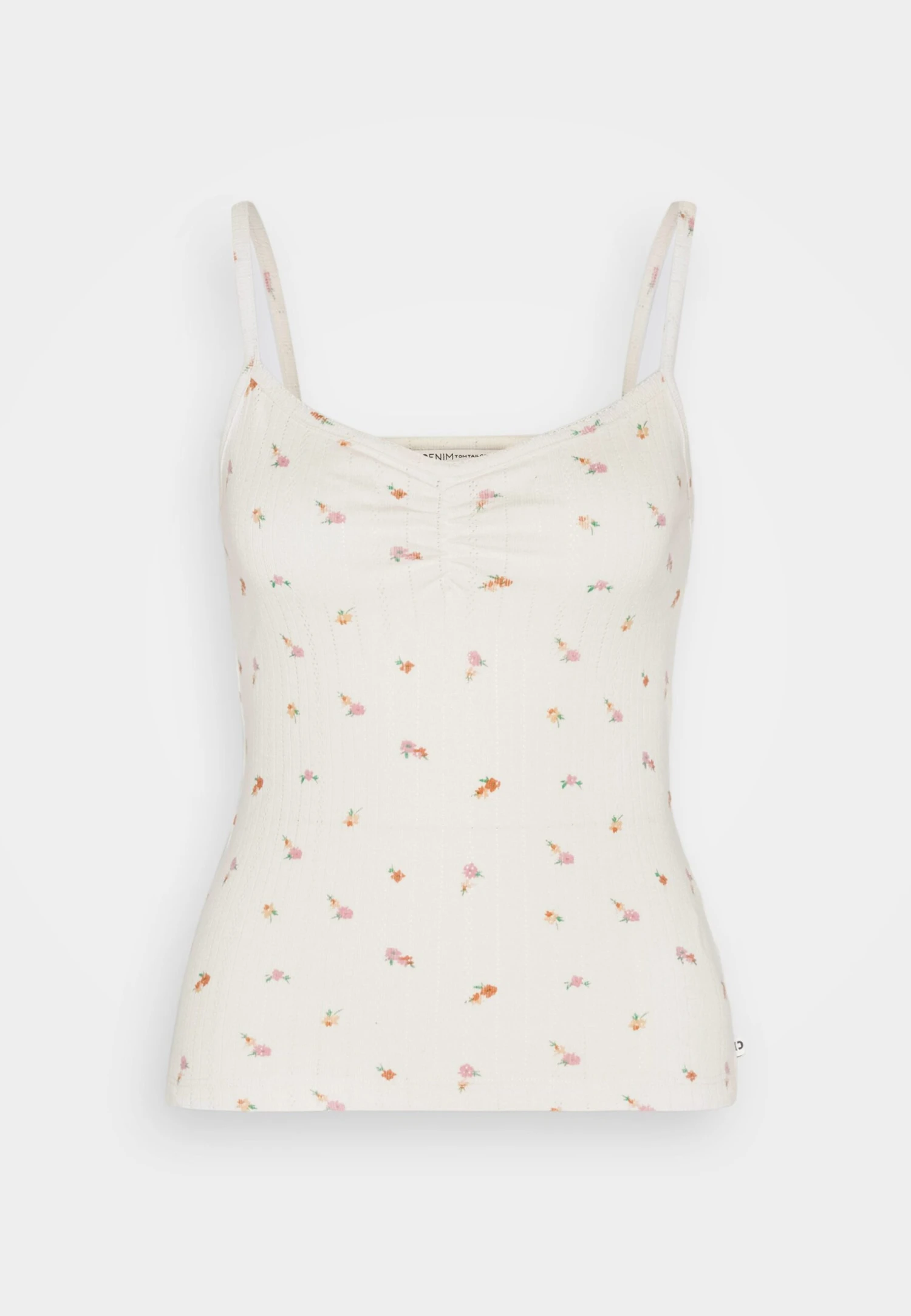 TOM TAILOR Denim Pointelle - Top - Off White 5 TOM TAILOR Denim Pointelle - Top - Off White - Afbeelding 5