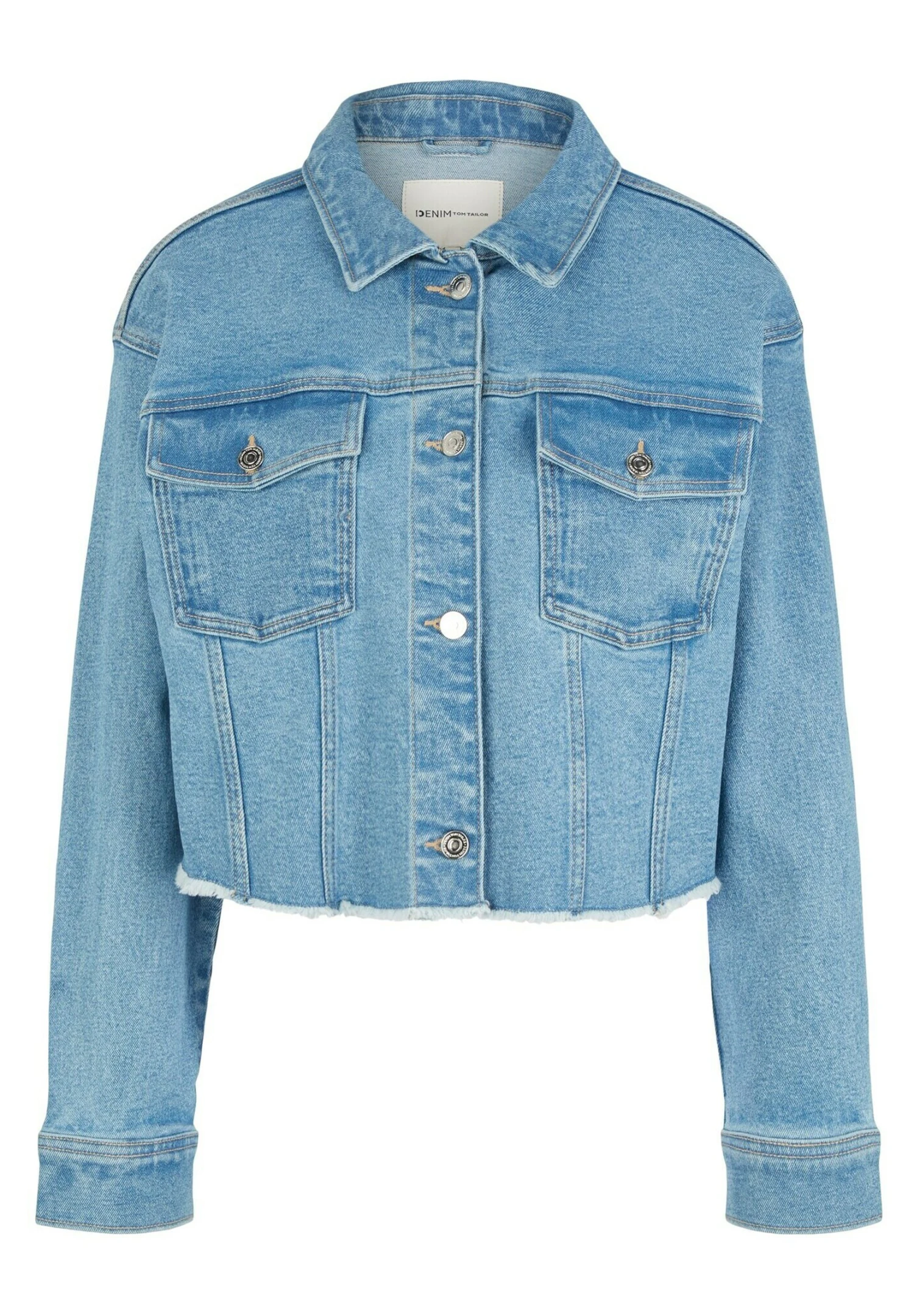 TOM TAILOR Denim Cropped - Spijkerjas - Light Stone Bright Blue Denim 5 TOM TAILOR Denim Cropped - Spijkerjas - Light Stone Bright Blue Denim - Afbeelding 5