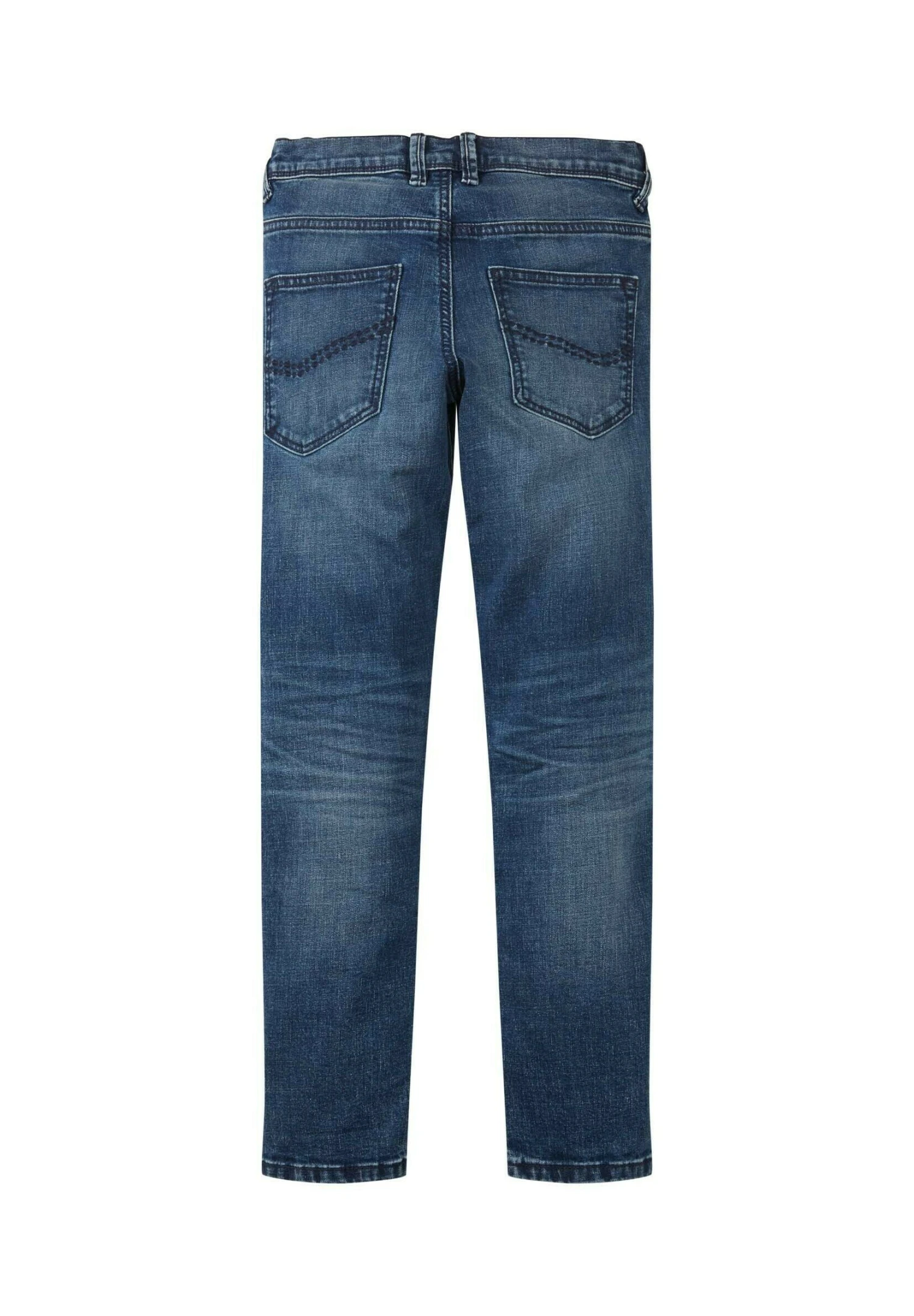 Tom Tailor Straight Leg Jeans - Mid Stone Wash Denim 2 Tom Tailor Straight Leg Jeans - Mid Stone Wash Denim - Afbeelding 2