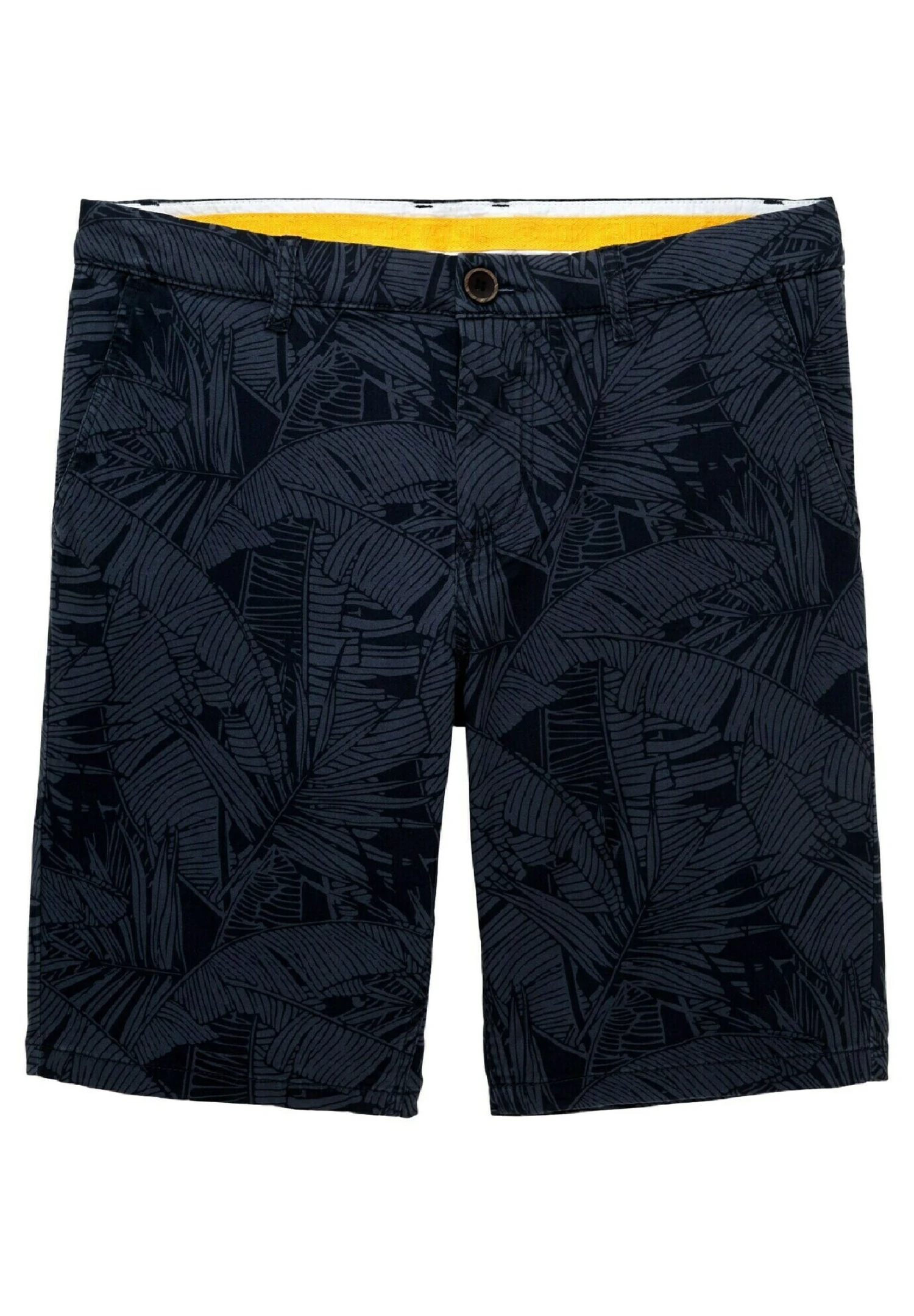 Tom Tailor Bermuda- Shorts - Navy Tonal Big Leaf Design 7 Tom Tailor Bermuda- Shorts - Navy Tonal Big Leaf Design - Afbeelding 7