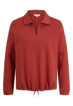 Tom Tailor Mit Kordelzug - Sweater - Dark Maroon Red -Tom Tailor d767c2cfd1ac4048b8fce5925004ad4c