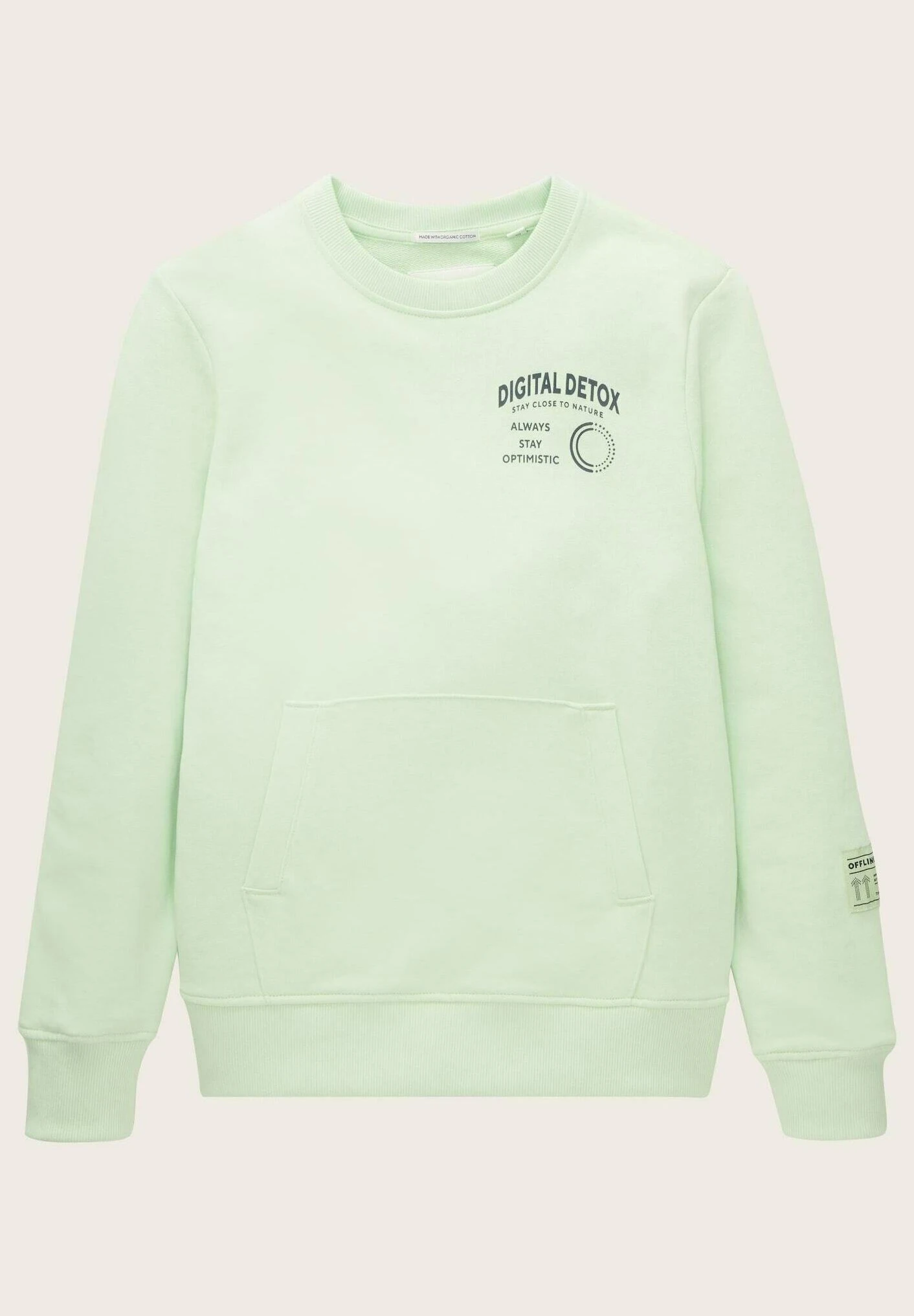 Tom Tailor Mit Print - Sweater - Fresh Apple Lime Green 6 Tom Tailor Mit Print - Sweater - Fresh Apple Lime Green - Afbeelding 6