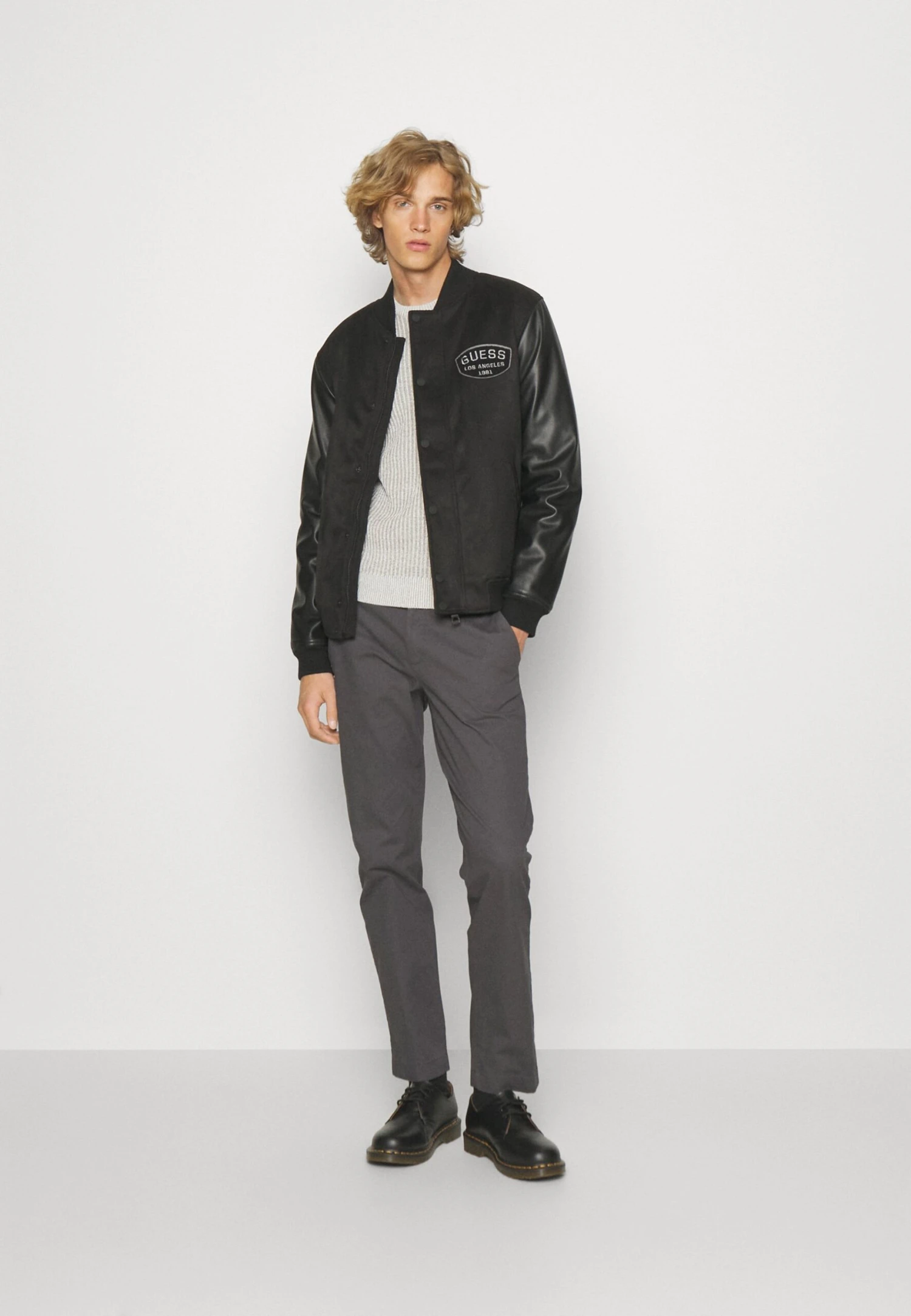 Tom Tailor Trousers - Chino - Tarmac Grey 2 Tom Tailor Trousers - Chino - Tarmac Grey - Afbeelding 2