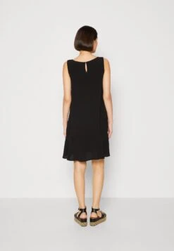 Tom Tailor Sleeveless Dress With Volant - Jurk - Deep Black 8 Tom Tailor Sleeveless Dress With Volant - Jurk - Deep Black -Tom Tailor d8807350cc7a468daadc4dcc6a39b583