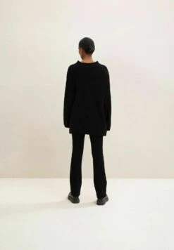 Tom Tailor Langer Mit Str - Trui - Deep Black -Tom Tailor d8e9fdb154094578bbd3bfbed5c39fdd