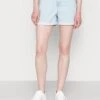 TOM TAILOR Denim Paperbag Shorts - Jeansshort - Used Light Stone Blue Denim