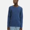 TOM TAILOR Denim Zigzag Structured Crewneck - Trui - Dark Duck Blue