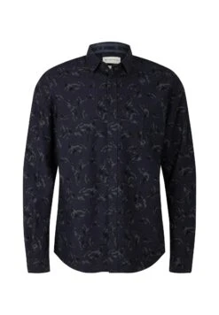 Tom Tailor Gemustertes- Overhemd - Navy Shades Big Design -Tom Tailor d97a2b3a71a44491958f836444dbe1ae